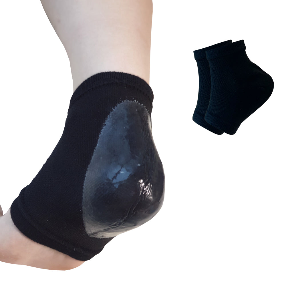 Moisturizing Gel Heel Socks for Men and Women - Open Toe Soft Silicon Sock for Dry Cracked Feet
