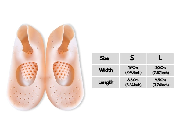 Arch Moisturizing Socks – Hydrating Gel-Lined Spa Socks for Soft 1 Pair