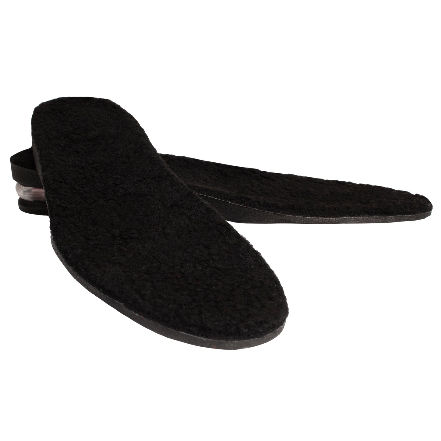 Height Increase Insoles with Fur and Air Cushion
