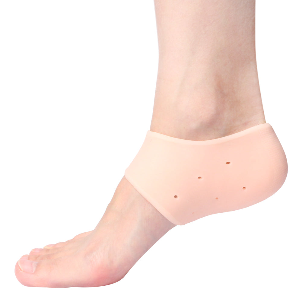 Silicone Heel Sleeve Socks - Moisturizing Gel Feet Heel Spur Pads Socks for Relief Heel Pain & Plantar Fasciitis