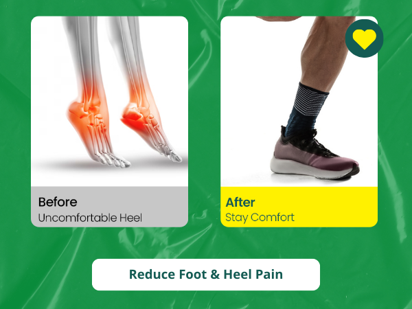 Silicone Heel Sleeve Socks - Moisturizing Gel Feet Heel Spur Pads Socks for Relief Heel Pain & Plantar Fasciitis