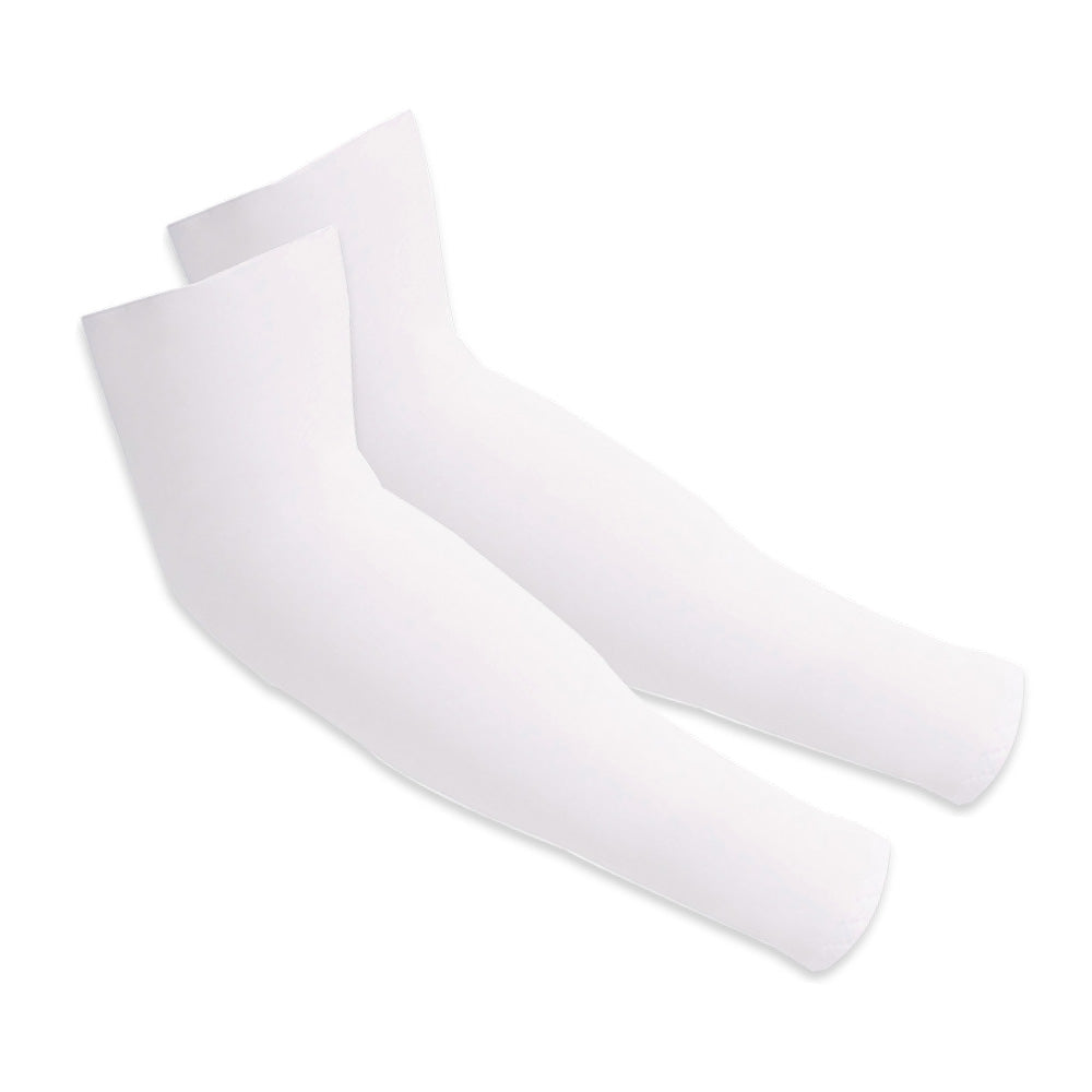 2 Pairs UV Sun Protection Cooling Arm Sleeves for Cycling, Running, Golf, Driving Sleeves for Men & Women