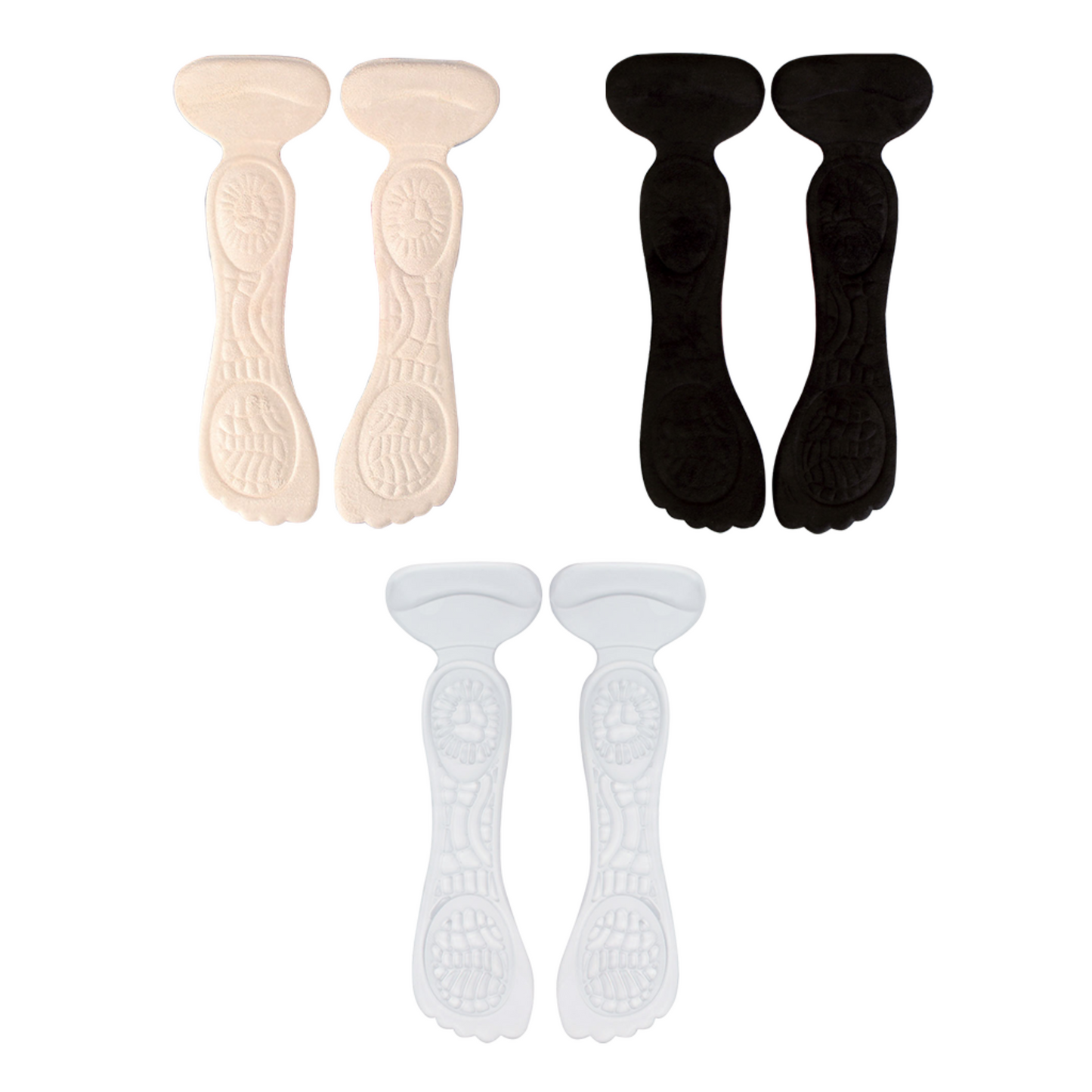 2 in 1 Heel Shoe Inserts – High Heel Gel Cushion Insole Insert Pads