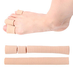 Gel Toe Protectors -Gel Toe Tube - Fabric Sleeve Toe Protectors 2PCS