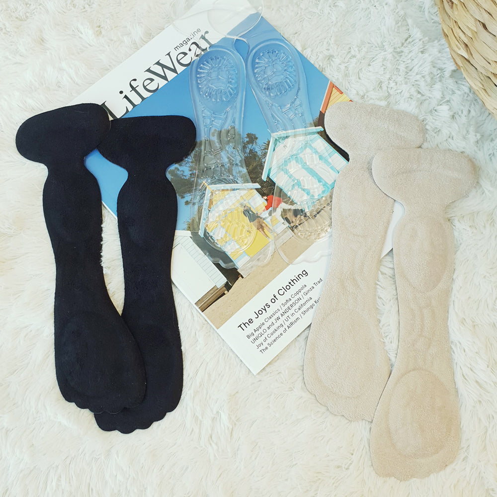 2 in 1 Heel Shoe Inserts – High Heel Gel Cushion Insole Insert Pads