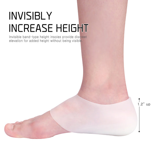 Invisible Height Increase Insoles – Comfortable & Discreet Shoe Inserts for Men & Women