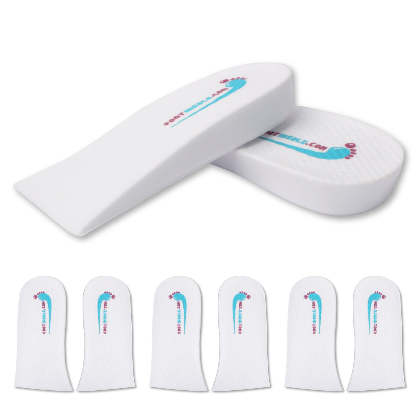 0.8 Inch Height Increase Shoe Inserts - Invisible Lift