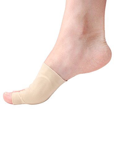footinsole Gel Pad Bunion Sleeves for Hallux Valgus Pain Relief Cushioning and Protection - 1 Pair (Small Size - W5-7.5 | M4.5-6)