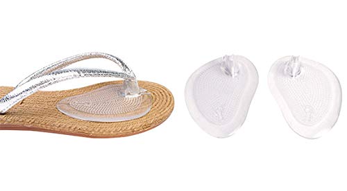 footinsole Forefoot Insoles Cooling Gel Foot Pad (2 Cushion Pads) - 1 Pair