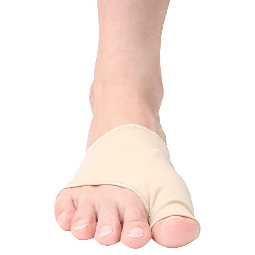 footinsole Gel Pad Bunion Sleeves for Hallux Valgus Pain Relief Cushioning and Protection - 1 Pair (Small Size - W5-7.5 | M4.5-6)