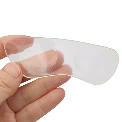footinsole Massage Heel Liner (4 PCS) Gel Pads to Prevent New Shoes Blisters, 2 Pairs