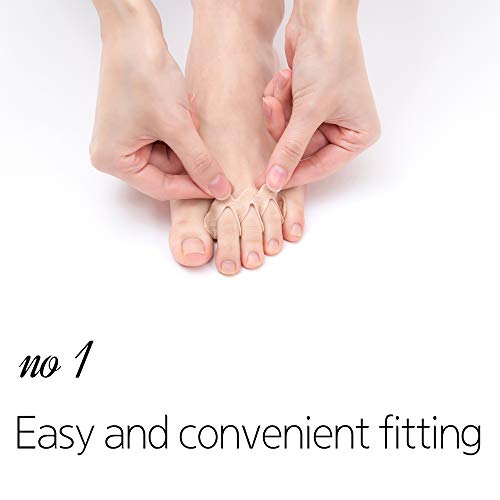 SingSing Toe Separators - Premium Mulberry Paper Toe Spacers for Relaxing Toes, Preventing Foot Odor, Athlete's Foot and Itching (M size, 10 Pcs)