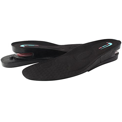 2 Inches Height Increase Shoe Insoles with Air Cushion - 2 Layers (2" UP), (Men's 7-11)