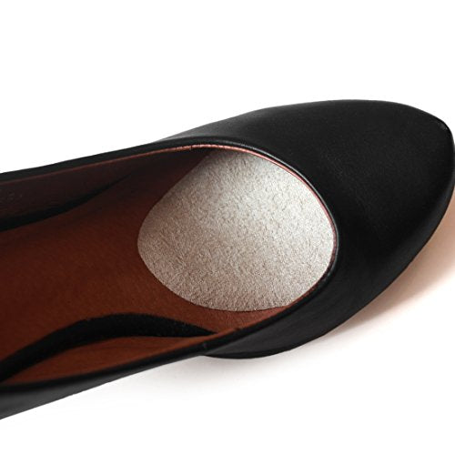 footinsole Forefoot Suede Insoles (1 Pair) Gel Foot Pad - Soft PU Gel Offers Effective Massage