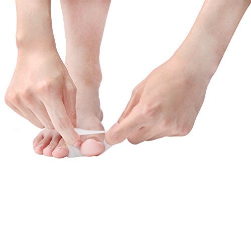 footinsole Toe Separators and Spreaders for Pain Relief, Bunion Relief - 1 Pair (Toe Spreaders)