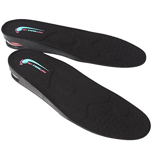 1.2 Inches Height Increase Shoe Insoles with Air Cushion - 1 Layer (1.2" UP), (Men's 7-11)