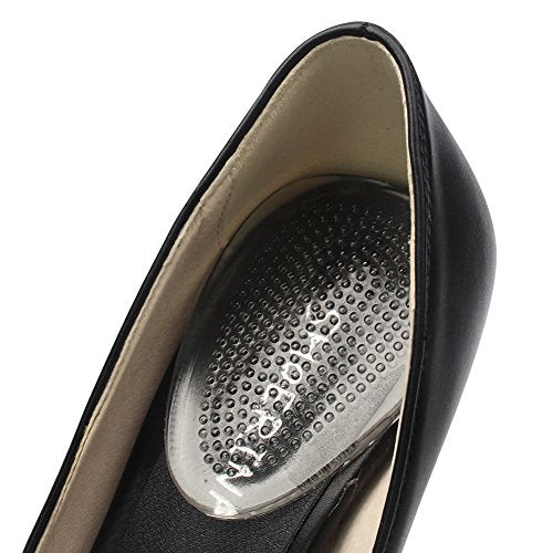 footinsole Shoes Inserts for Heels - Transparent Massage Gel Cushion Pad - Relief from Foot Pain (1 Pair)