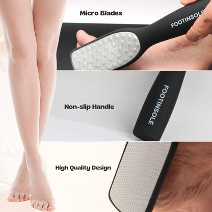 Dual Sided Foot Files Callus Remover - Foot Care Pedicure Stainless Steel File