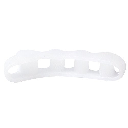 Silicone Toe Separators for Men & Women - Gel Toes Spacers & Stretcher for Pedicure Yoga Running Ballet Bunion Pain Relief