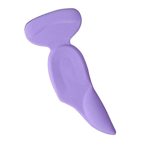 3 in 1 Arch Support Heel Cushion and Liner for Men and Women, Gel Shoe Heel Inserts (Violet)