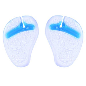 footinsole Forefoot Insoles Cooling Gel Foot Pad with Raised Ridge (4 Cushion Pads) - 2 Pairs