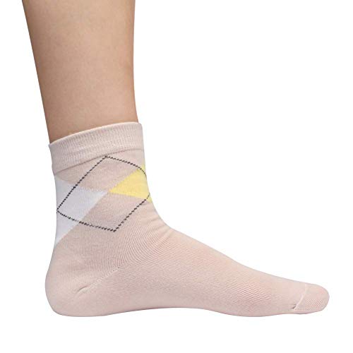 Spa Socks - Gel Heel Sleeves for Dry Cracked Feet – Silicone Moisturizing Socks (2 Pairs, Normal Style - Nude)