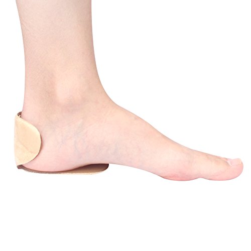 Heel Grip Pads - Gel Back Heel Cushion Protector Liners - Adhesive Silicone Fabric Suede Shoe Inserts to Prevent Blisters for Men & Women - 1 Pair (2 Pieces)