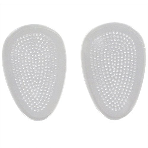 footinsole Shoes Inserts for Heels - Transparent Massage Gel Cushion Pad - Relief from Foot Pain (1 Pair)