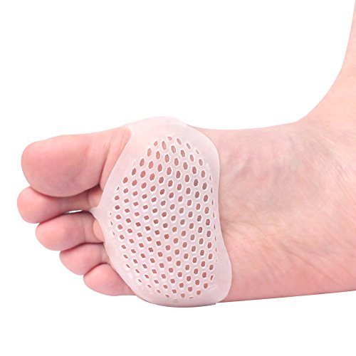 Metatarsal Ball of Foot Cushion Pads for Pain Relief, Forefoot Cushioning - Men & Women's Gel Shoe Sleeve Inserts