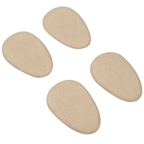 footinsole Shoes Inserts for Heels(4 PCS) - Suede Massage Gel Heel Cushion Pad from Heel 2 Pairs