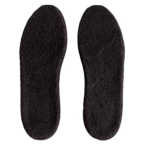 Height Increase Insoles with Fur and Air Cushion - 1.2" Shoe Lifts - Heel Lift (US Women's 6-8) Black