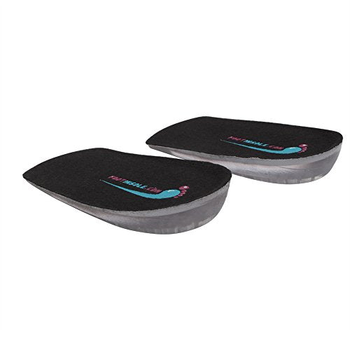 Silicone Heel Cushion Inserts - 0.4 Inches Height Increase Insoles - Achilles Tendonitis for Men