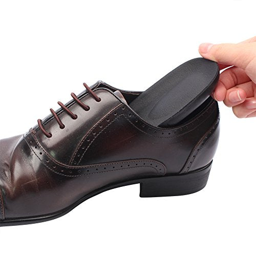 footinsole Heel Cushion Dress Shoe Insoles - Best Shoe Inserts – Leather Black