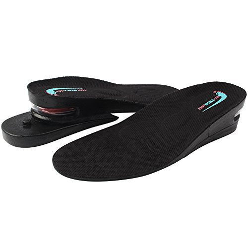2 Inches Height Increase Shoe Insoles with Air Cushion - 2 Layers (2" UP) (Women's 5.5-9.5)