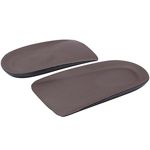 footinsole Heel Cushion Dress Shoe Insoles - Best Shoe Inserts - Leather Brown