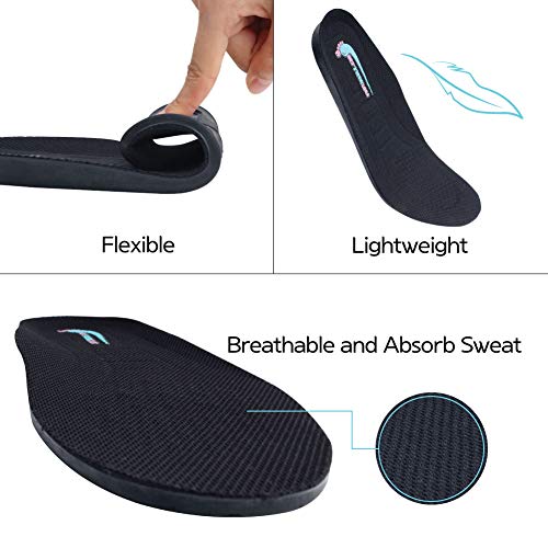0.4 Inch Elevator Shoes Increase Insoles – Shoe Lift Inserts (US Men's Size 7-11)