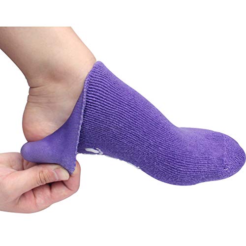 Amazon.com : The Foot Medic Moisturizing Socks for Cracked Heel Treatment: Heel  Socks for Cracked Heel Repair, Silicone Toeless Socks, Spa Gel Socks for  Dry Cracked Feet Women, Lotion Moisture Pedicure Socks :
