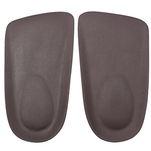 footinsole Heel Cushion Dress Shoe Insoles - Best Shoe Inserts - Leather Brown