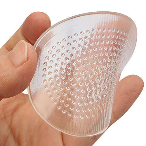 footinsole Shoes Inserts for Heels - Transparent Massage Gel Cushion Pad - Relief from Foot Pain (1 Pair)