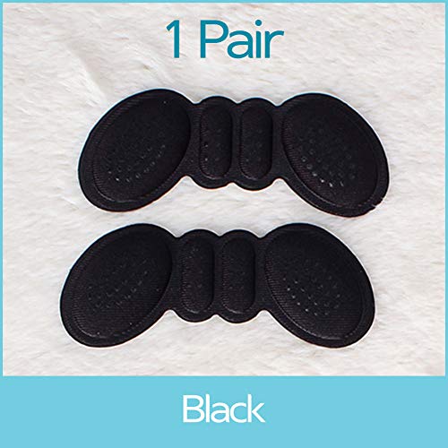 Gel Heel Cushion Inserts – High Heel Shoe Pads – Heel Grip Liner Insert (3mm Thickness, Black)