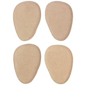 footinsole Forefoot Suede Insoles (4 PCS) Gel Foot Pad - PU Gel Offers Effective Massage 2 Pairs