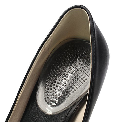 footinsole Shoes Inserts for Heels (4 PCS) - Transparent Massage Gel Cushion Pad (2 Pairs)