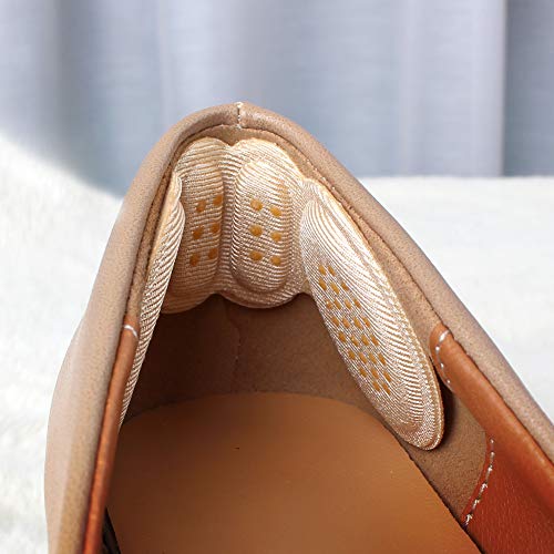 Gel Heel Cushion Inserts – High Heel Shoe Pads – Heel Grip Liner Insert (6mm Thickness, Beige)