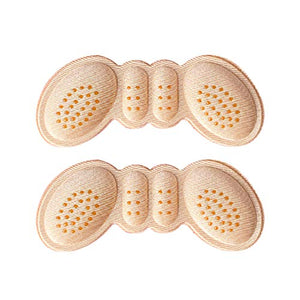 Gel Heel Cushion Inserts – High Heel Shoe Pads – Heel Grip Liner Insert (6mm Thickness, Beige)