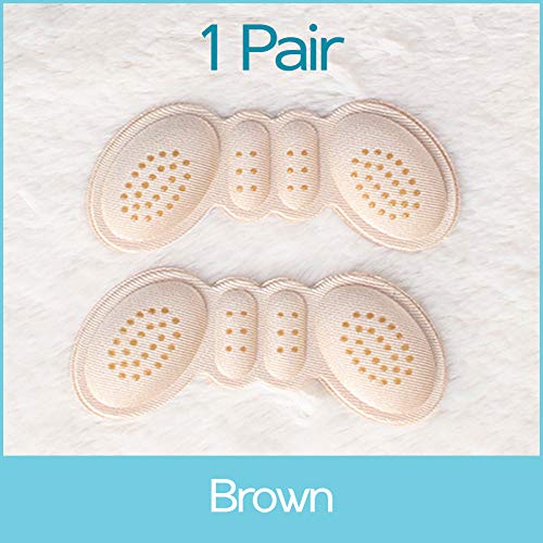 Gel Heel Cushion Inserts – High Heel Shoe Pads – Heel Grip Liner Insert (6mm Thickness, Beige)